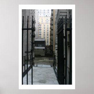 New York Courtyard Poster