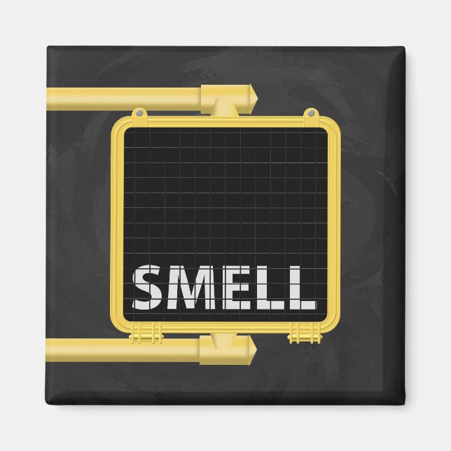 New York Crosswalk Sign Smell Magnet (Front)