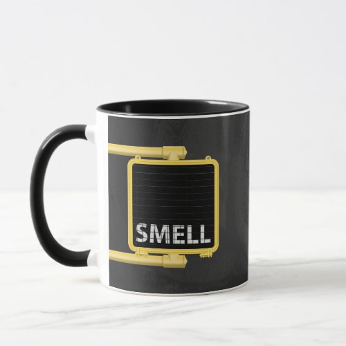 New York Crosswalk Sign Smell Mug