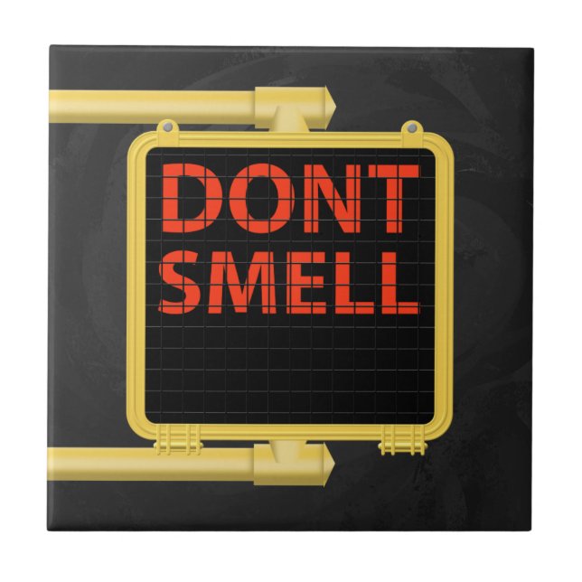 New York Crosswalk Sign Smell Tile (Front)