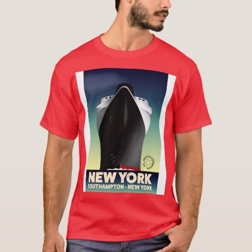 New York Cruise liner T_Shirt