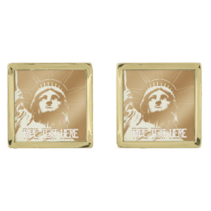 New York Cufflinks Custom Statue of Liberty Gifts