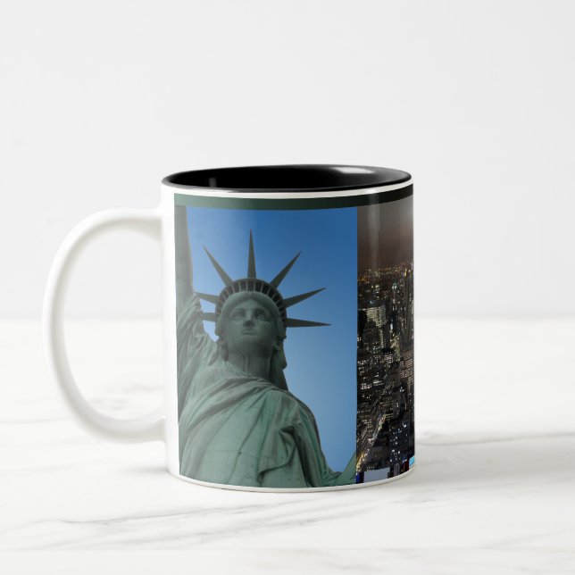 New York Cup Cityscape New York Night Mug (Left)