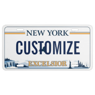 New York Custom License Plate