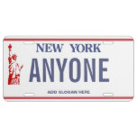 New York Custom License Plate at Zazzle