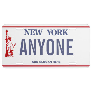 New York Custom License Plate