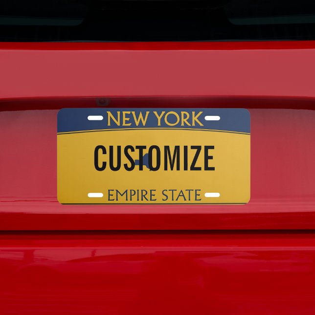 New York Custom License Plate (New York Custom License Plate)
