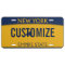 New York Custom License Plate