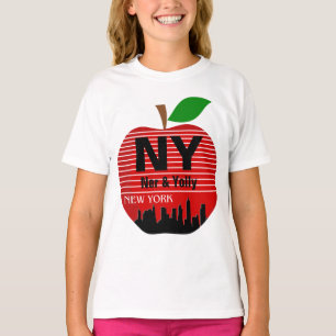 New York Custom Names The Big Apple T-Shirt