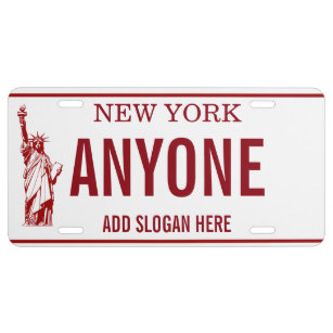 NEW YORK Customized  License Plate