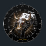 New York Dartboard New York Bull Statue Dartboard With Darts<br><div class="desc">New York Dartboards Cool New York City Souvenirs NYC Bull Statue Souvenirs Cool New York Gifts for Men, Women, Kids Manhattan Landmark New York Gifts, New York Decor and New York Dartboards Bull New York Markets Souvenir Dartboards, Games, New York City Souvenirs for Men Women Kids, Home Office Fun New...</div>