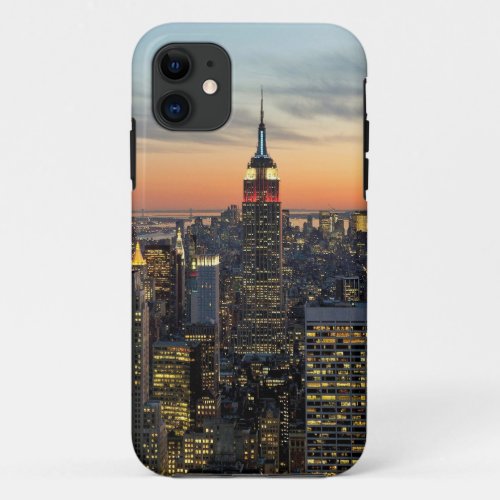 New York dawn skyline iPhone 11 Case
