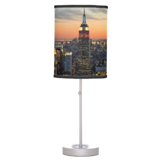 New York dawn skyline Table Lamp