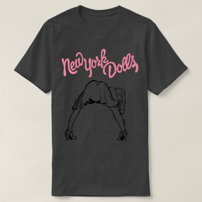 New York Dolls Bent Girl T-Shirt (Design Front)