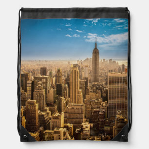 New York Drawstring Bag