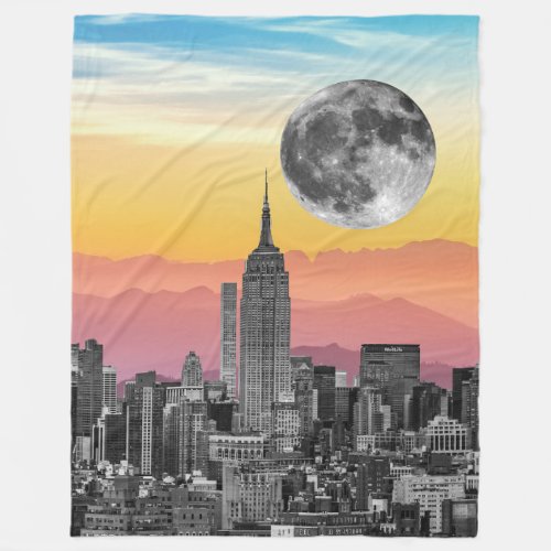 New York Dream Fleece Blanket