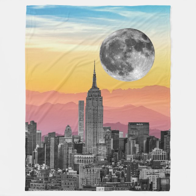 New York Dream Fleece Blanket (Front)