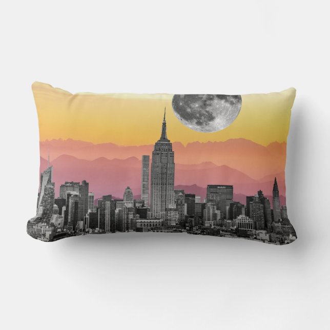 New York Dream Lumbar Pillow (Front)