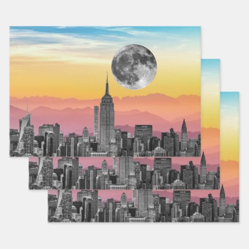 New York Dream Wrapping Paper Sheets