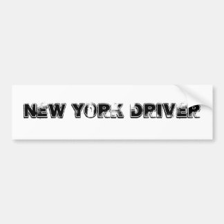New York Driver Bumper Sticker