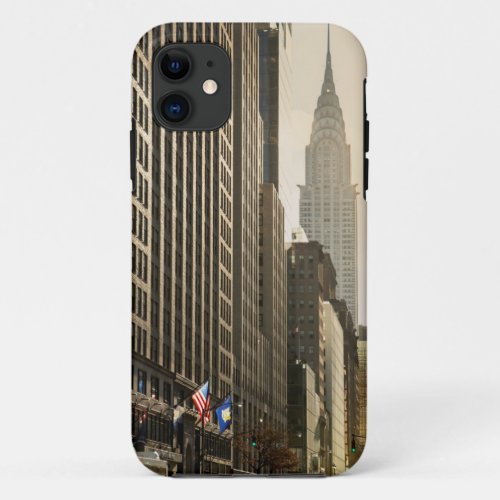 New York E 42 St and Chrysler Building iPhone 11 Case