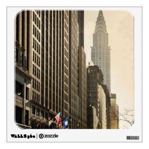 New York, E 42 St and Chrysler Building Wall Sticker