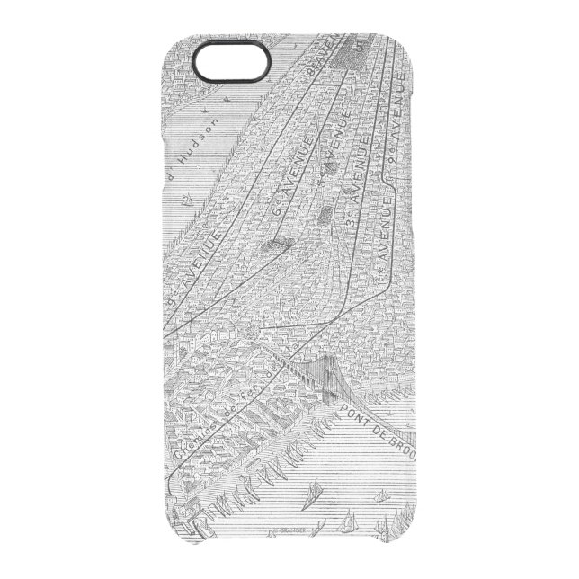 New York: El Train, C1878 Uncommon iPhone Case (Back)
