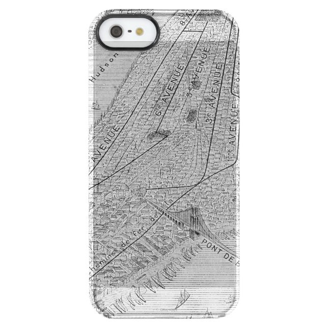 New York: El Train, C1878 Uncommon iPhone Case (Back)