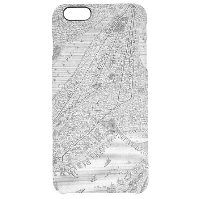 New York: El Train, C1878 Uncommon iPhone Case (Back)