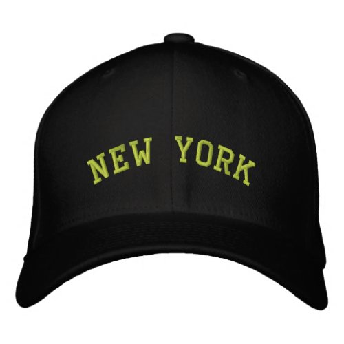 New York Embroidered Cap