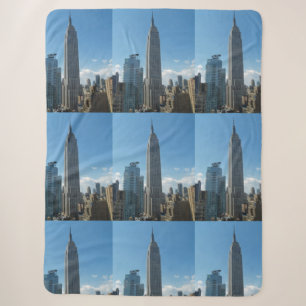 New York Empire State Building Destiny Destiny's Sherpa Blanket