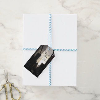 New York Empire State Building sunrise photo Gift Tags