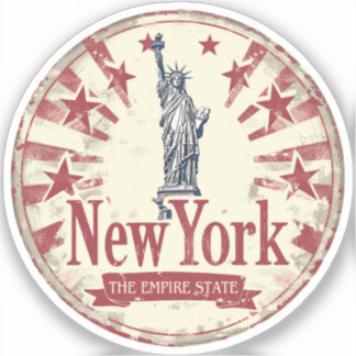 New York Empire State Sticker