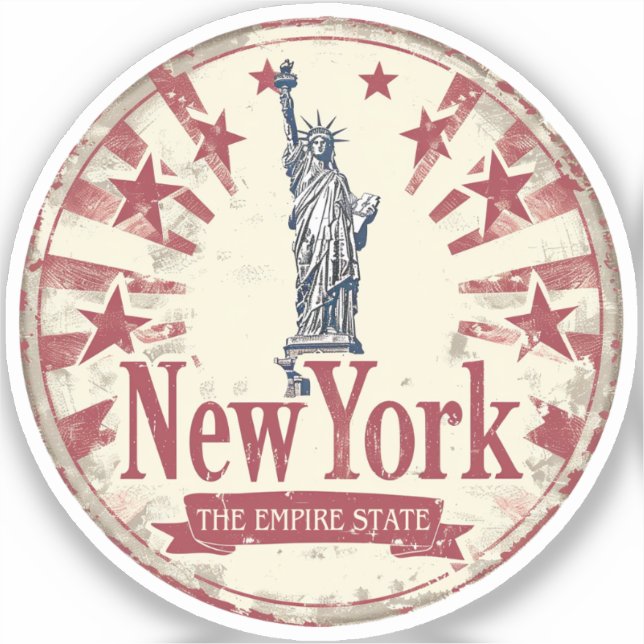 New York Empire State Sticker (Front)
