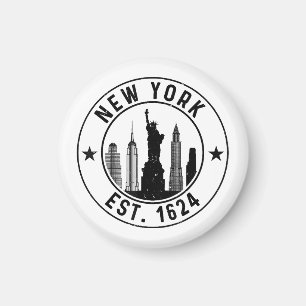 New York Est. 1624 New York City Lover Nyc Magnet