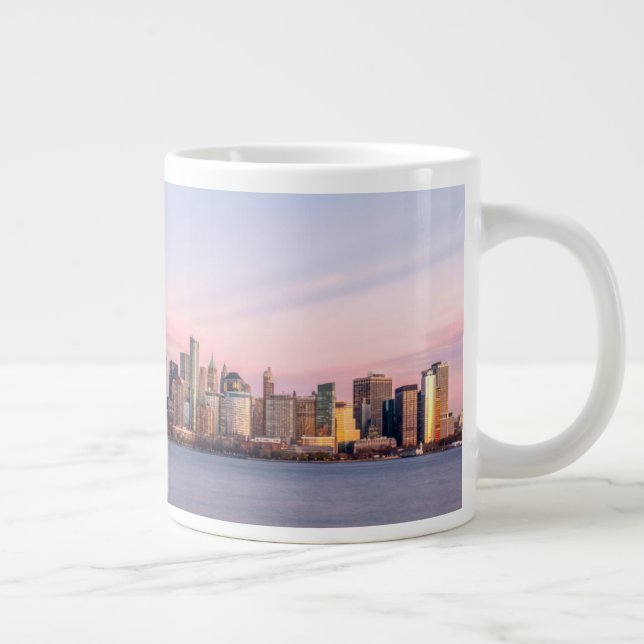 New York Evening Skyline Giant Coffee Mug (Right)