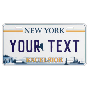 New York Excelsior 2020 Custom License Plate
