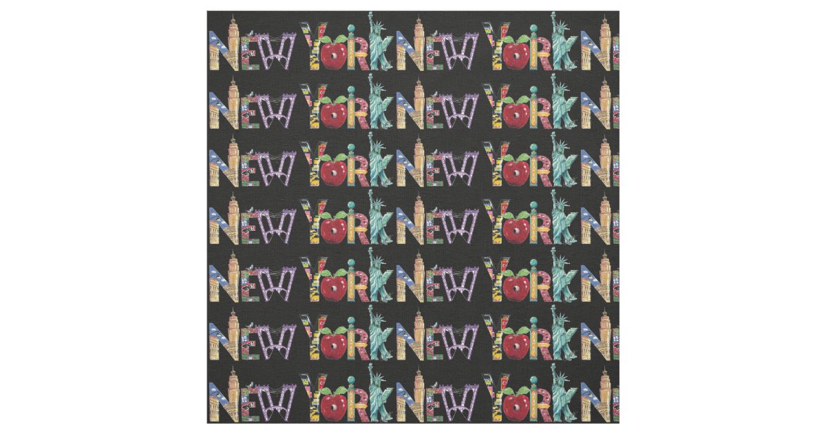 New York Fabric Zazzle