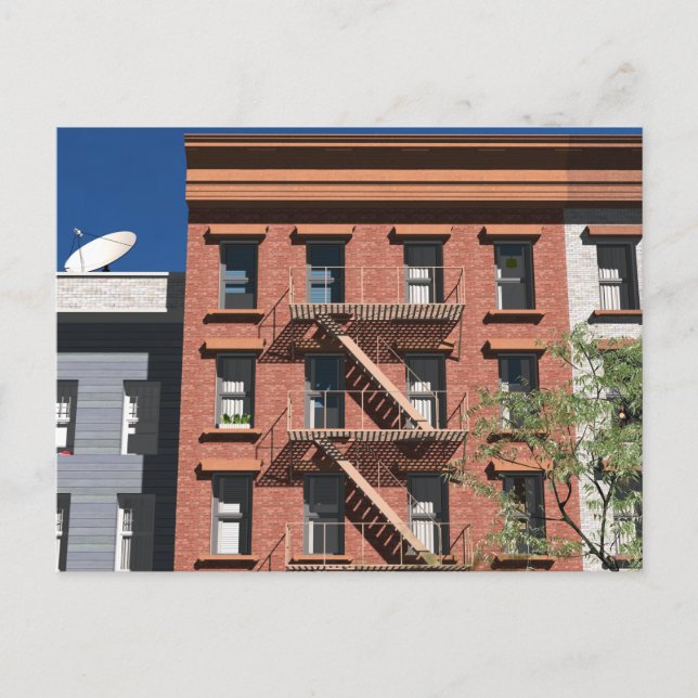 New York facades Postcard (Front)