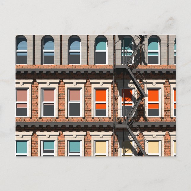 New York facades Postcard (Front)