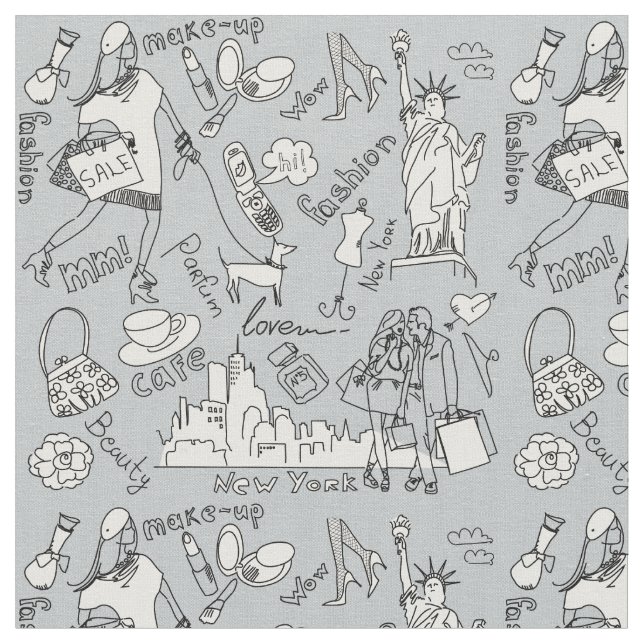New York Fashion Fabric (Close Up)