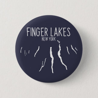 New York FInger Lakes Map Design Button