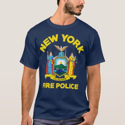 New York Fire Police Department  Firefighters T_Shirt