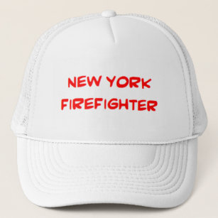 new york firefighter trucker hat