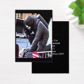New York Fireman Art 2009~1 jGibney Trading Card (Desk)