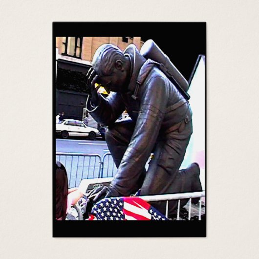 New York Fireman Art 2009~1 jGibney Trading Card (Front)