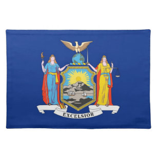 New York Flag American MoJo Placemat
