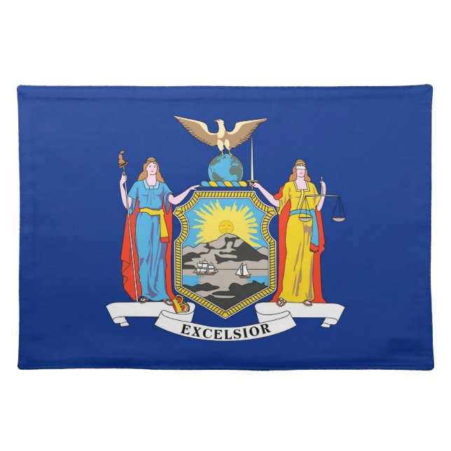 New York Flag American MoJo Placemat (Front)