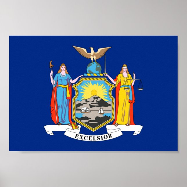 New York Flag Poster (Front)