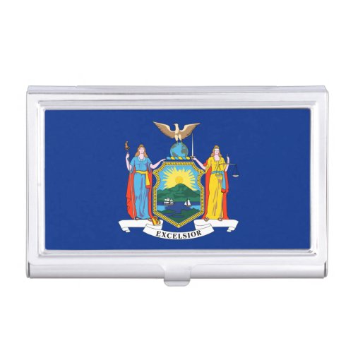 New York Flag The Empire State American Colonies Business Card Case